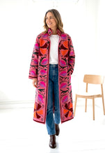 Load image into Gallery viewer, Velvet Suzani Long Jacket
