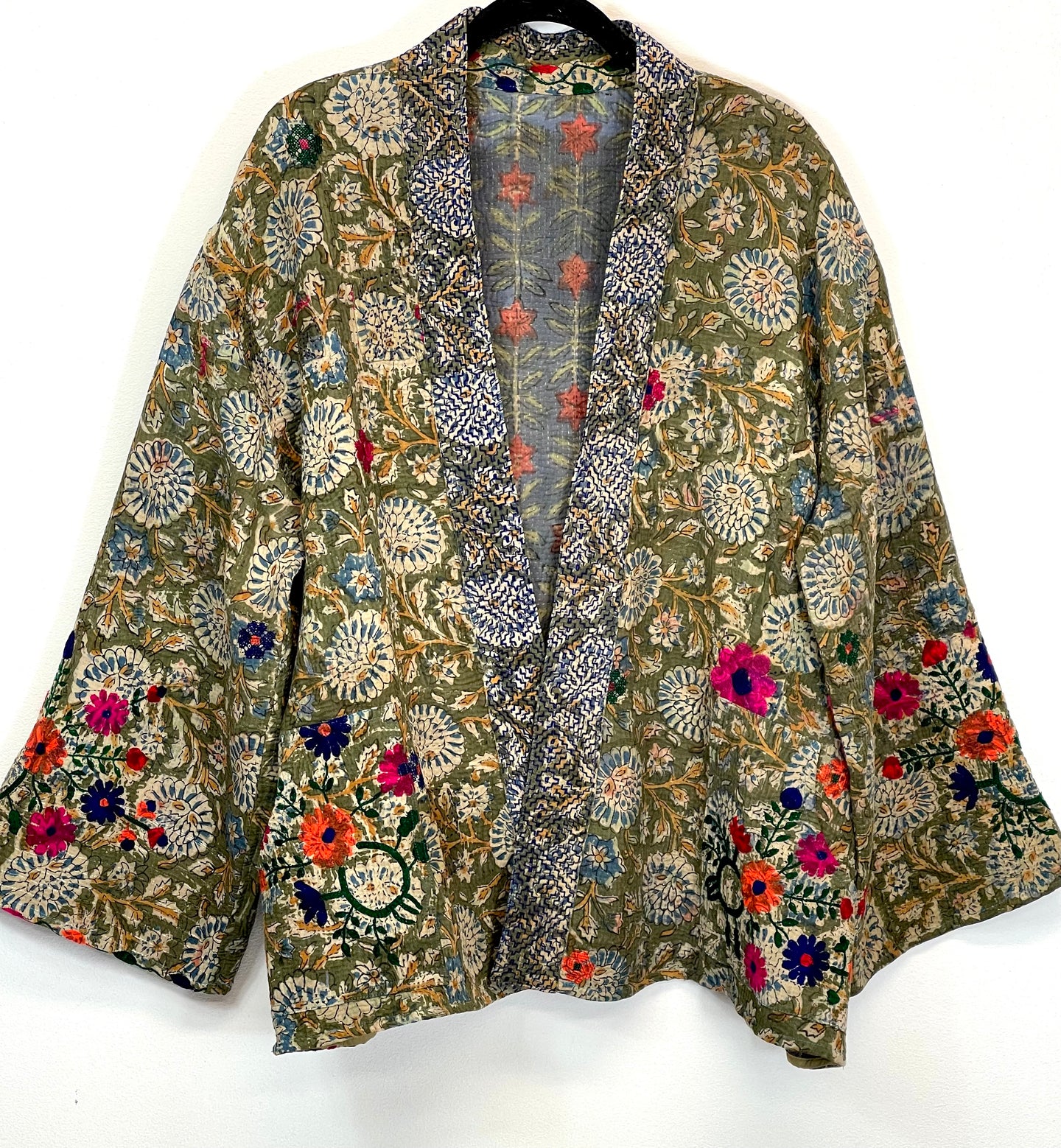 Kantha Blockprint Coat