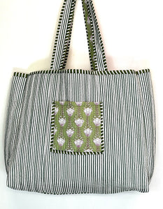 Blockprint Quilted Bag