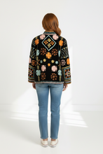 Load image into Gallery viewer, Velvet Suzani Jacket (Short)
