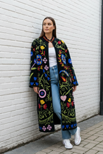 Load image into Gallery viewer, Velvet Suzani Long Jacket
