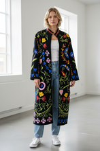 Load image into Gallery viewer, Velvet Suzani Long Jacket
