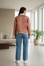 Load image into Gallery viewer, Kantha Short Jacket (Free Size)
