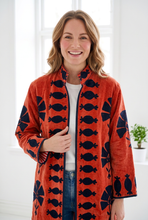 Load image into Gallery viewer, Velvet Suzani Long Jacket
