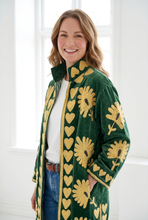 Load image into Gallery viewer, Velvet Suzani Long Jacket
