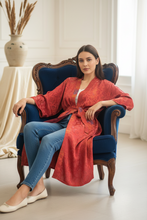 Load image into Gallery viewer, Vintage Sari Kimono Long
