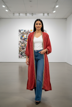 Load image into Gallery viewer, Vintage Sari Kimono Duster
