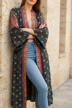 Load image into Gallery viewer, Vintage Sari Kimono Long
