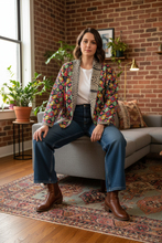 Load image into Gallery viewer, Kantha Short Jacket (Free Size)
