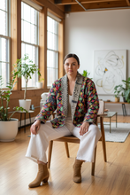 Load image into Gallery viewer, Kantha Short Jacket (Free Size)
