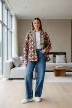 Load image into Gallery viewer, Kantha Short Jacket (Free Size)

