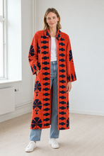 Load image into Gallery viewer, Velvet Suzani Long Jacket
