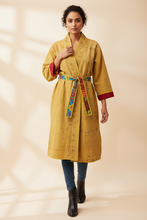 Load image into Gallery viewer, Vintage Sari Kantha Jacket long

