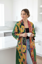 Load image into Gallery viewer, Vintage Sari Kantha Jacket Long
