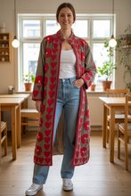 Load image into Gallery viewer, Velvet Suzani Long Jacket
