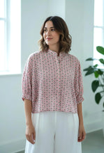 Load image into Gallery viewer, Blockprint Cotton shirt, Free size
