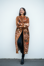 Load image into Gallery viewer, Velvet Suzani Long Jacket
