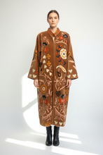 Load image into Gallery viewer, Velvet Suzani Long Jacket
