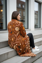 Load image into Gallery viewer, Velvet Suzani Long Jacket
