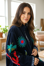 Load image into Gallery viewer, Velvet Suzani Long Jacket
