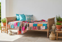 Load image into Gallery viewer, Stone Washed Kantha Bedcover
