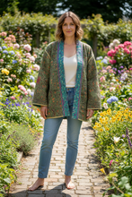 Load image into Gallery viewer, Kantha Blockprint Coat
