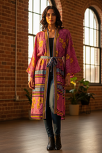 Load image into Gallery viewer, Vintage Sari Kimono Long
