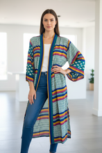 Load image into Gallery viewer, Vintage Sari Kimono Long
