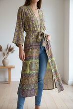 Load image into Gallery viewer, Vintage Sari Kimono Long
