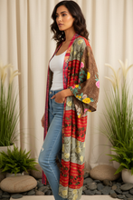 Load image into Gallery viewer, Vintage Sari Kimono Long
