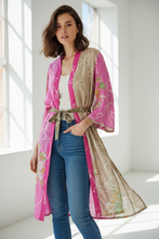 Load image into Gallery viewer, Vintage Sari Kimono Long
