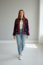 Load image into Gallery viewer, Velvet Suzani Jacket (Short)
