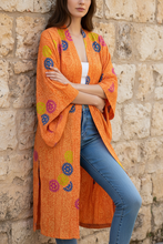 Load image into Gallery viewer, Vintage Sari Kimono Long
