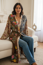 Load image into Gallery viewer, Vintage Sari Kimono Long
