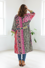 Load image into Gallery viewer, Vintage Sari Kantha Jacket Long
