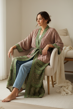 Load image into Gallery viewer, Vintage Sari Kimono Long
