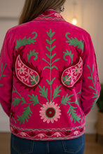 Load image into Gallery viewer, Velvet Suzani Jacket (Short)
