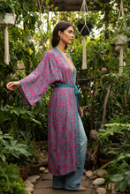 Load image into Gallery viewer, Vintage Silk Sari Kimono Long
