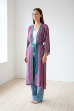 Load image into Gallery viewer, Vintage Silk Sari Kimono Long
