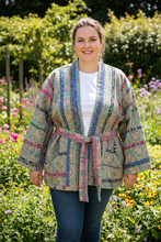 Load image into Gallery viewer, Kantha Blockprint Coat
