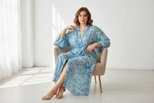 Load image into Gallery viewer, New Silk Sari Long Kimono (Plus Size)
