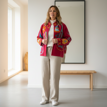 Load image into Gallery viewer, Velvet Suzani Jacket (Short)
