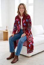 Load image into Gallery viewer, Velvet Suzani Long Jacket
