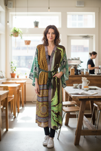 Load image into Gallery viewer, Vintage Sari Kimono Long
