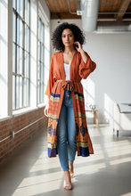 Load image into Gallery viewer, Vintage Sari Kimono Long
