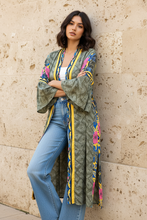 Load image into Gallery viewer, Vintage Sari Kimono long
