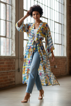 Load image into Gallery viewer, Vintage Sari Kimono Long
