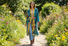 Load image into Gallery viewer, Vintage Kantha Kimono Robe
