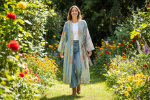 Load image into Gallery viewer, Vintage Kantha Kimono Robe

