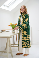 Load image into Gallery viewer, Velvet Suzani Long Jacket
